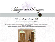 Tablet Screenshot of magnoliadesignsllc.com